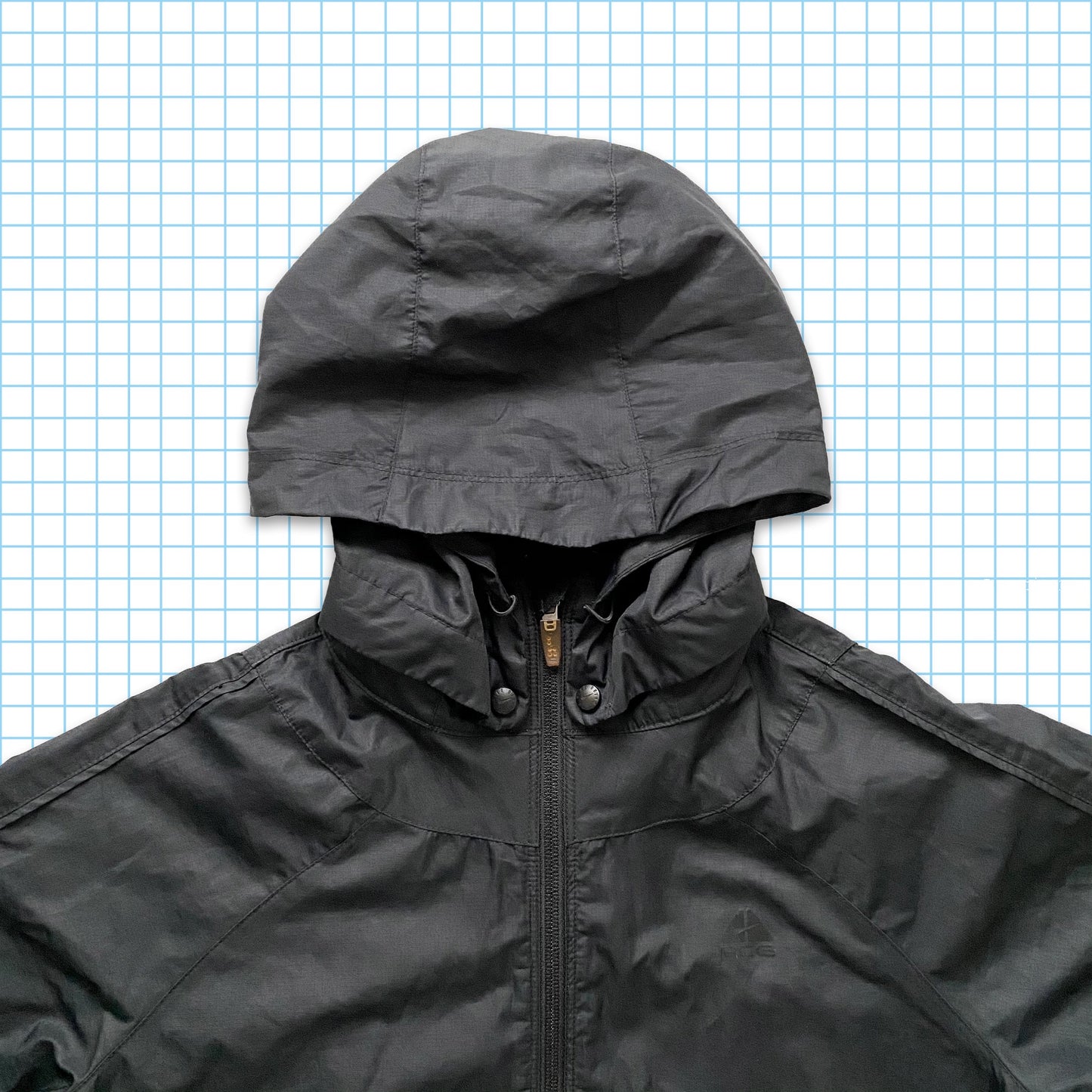 Vintage Nike ACG Jet Black Tonal Shell - Small