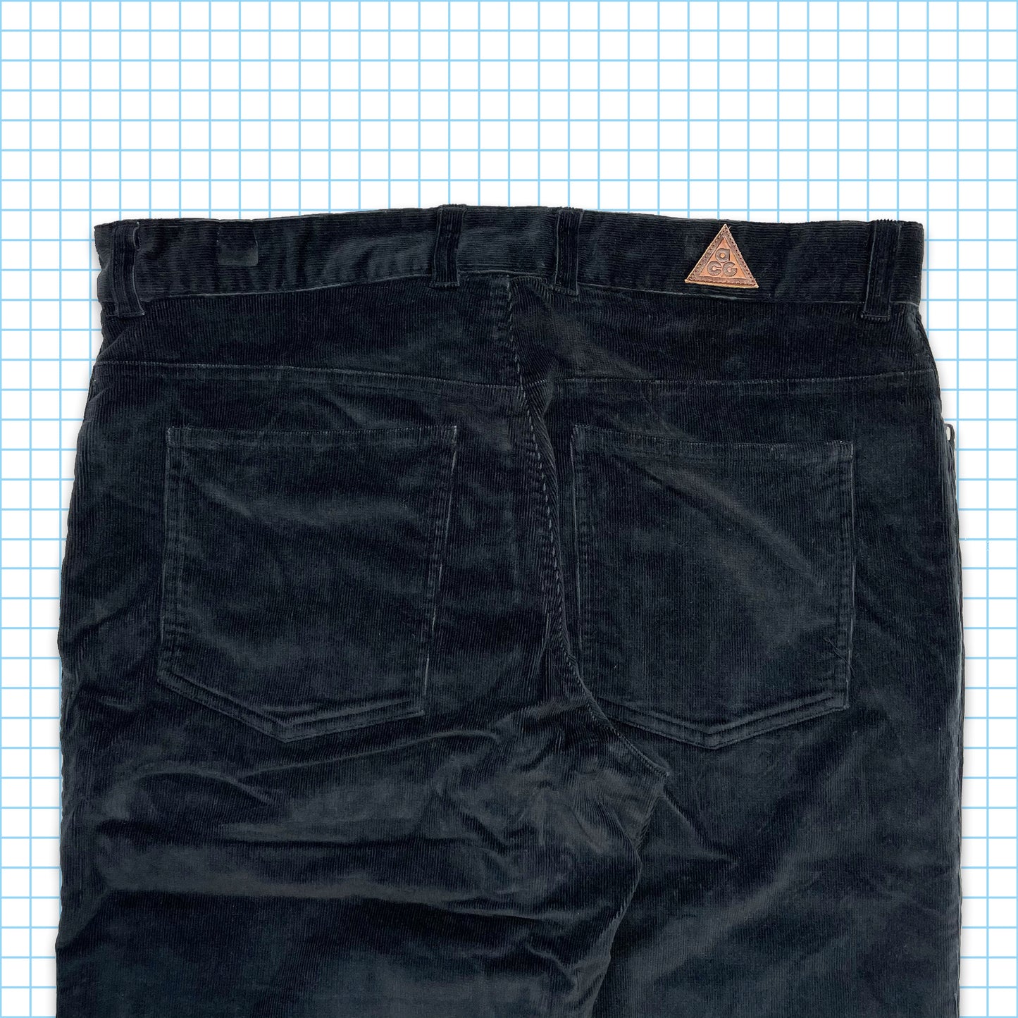 Nike ACG Stealth Black Baby Cord Trousers Fall 08’ - Multiple Sizes