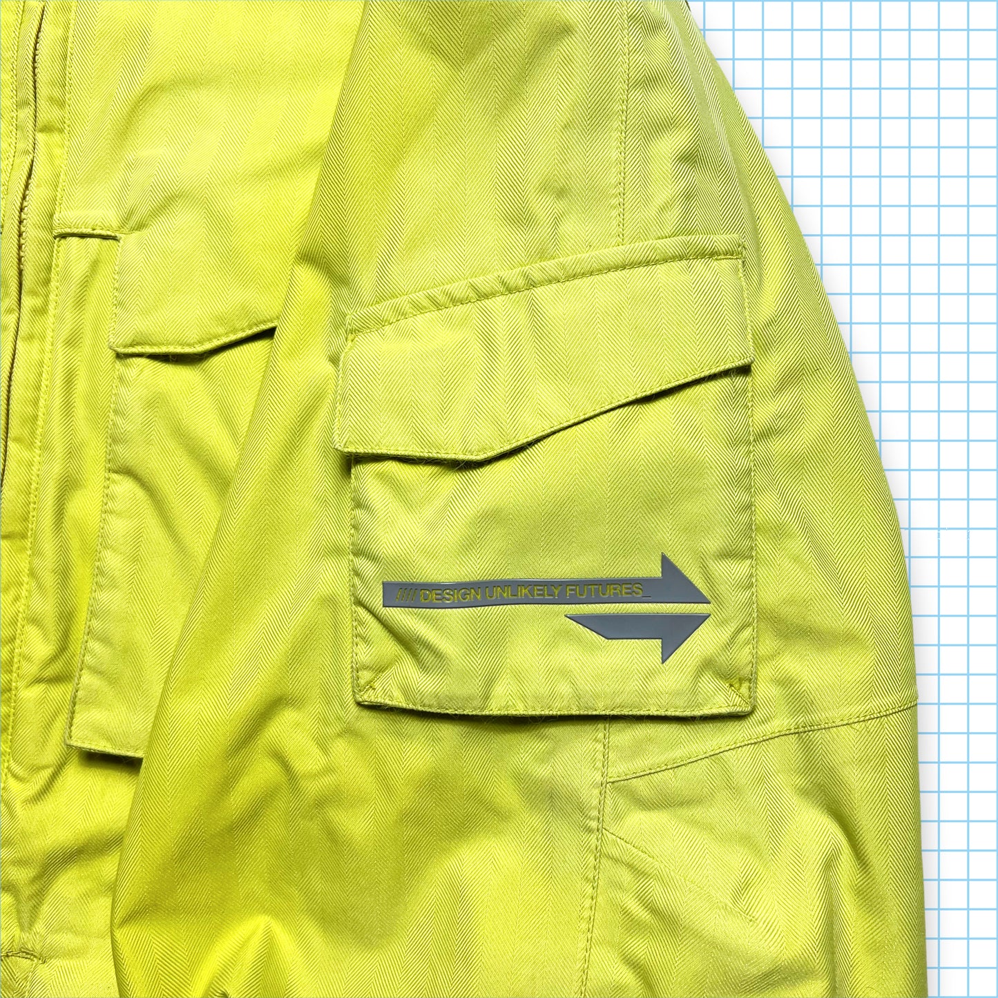 Analog Sun Bleached Volt Multi Pocket Jacket - Large / Extra Large