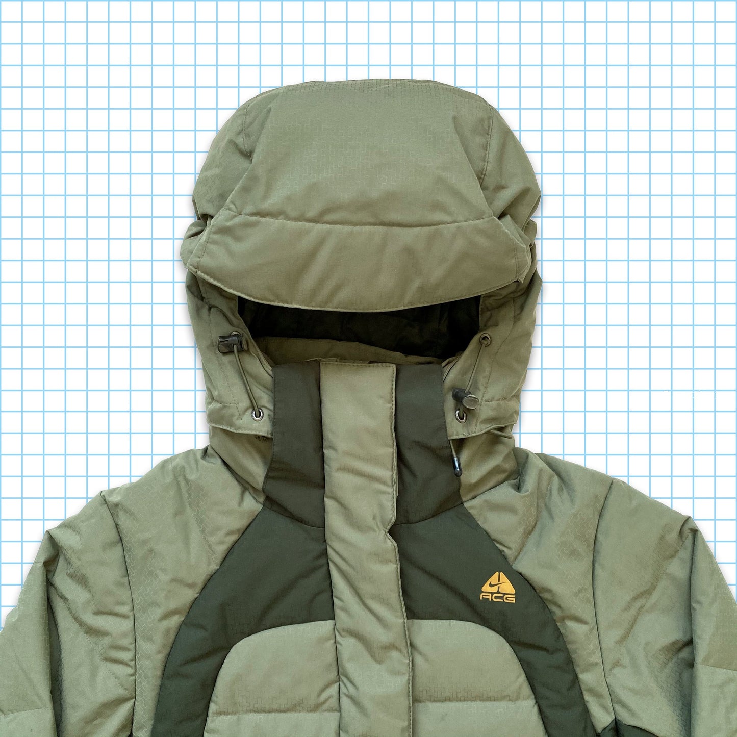 Vintage Nike ACG Two Tone Puffer Jacket - Small / Medium