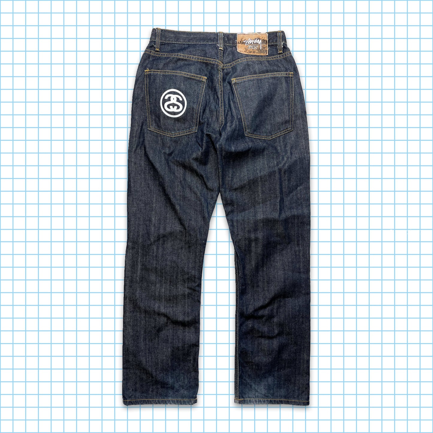 Vintage Stüssy Dark Indigo Denim - 32" Waist