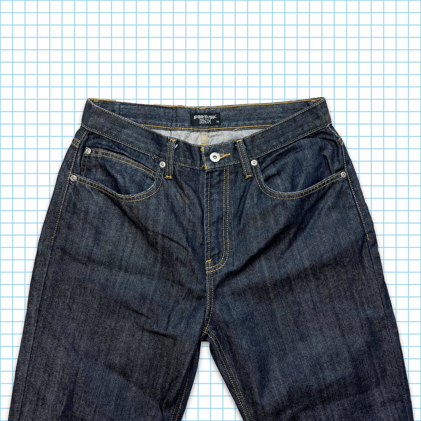 Vintage Stüssy Dark Indigo Denim - 32" Waist