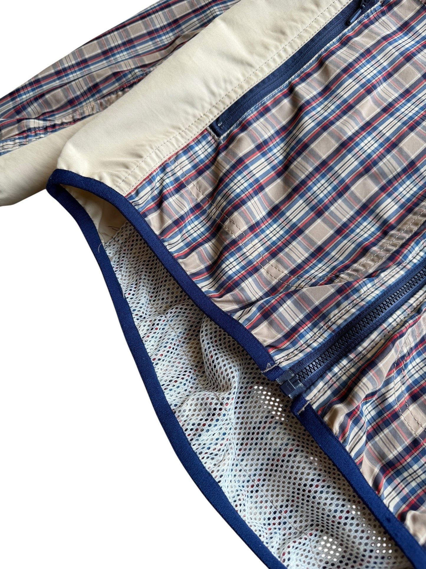 2012 Comme Des Garcons Plaid Hooded Jacket