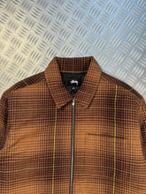 Load image into Gallery viewer, Stüssy Plaid Padded Harrington Jacket - Small / Medium