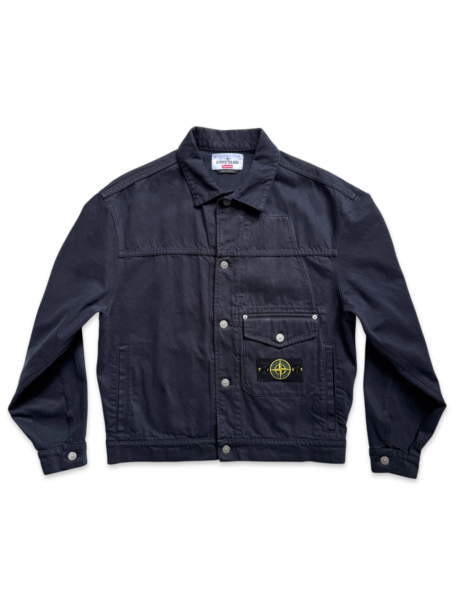Stone Island x Supreme Bull Denim TC Jacket