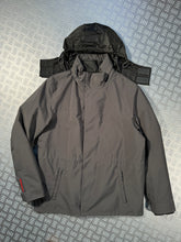 画像をギャラリービューアに読み込む, SS99 Prada Sport Gun Metal Grey/Green 2in1 Padded Jacket - Large / Extra Large