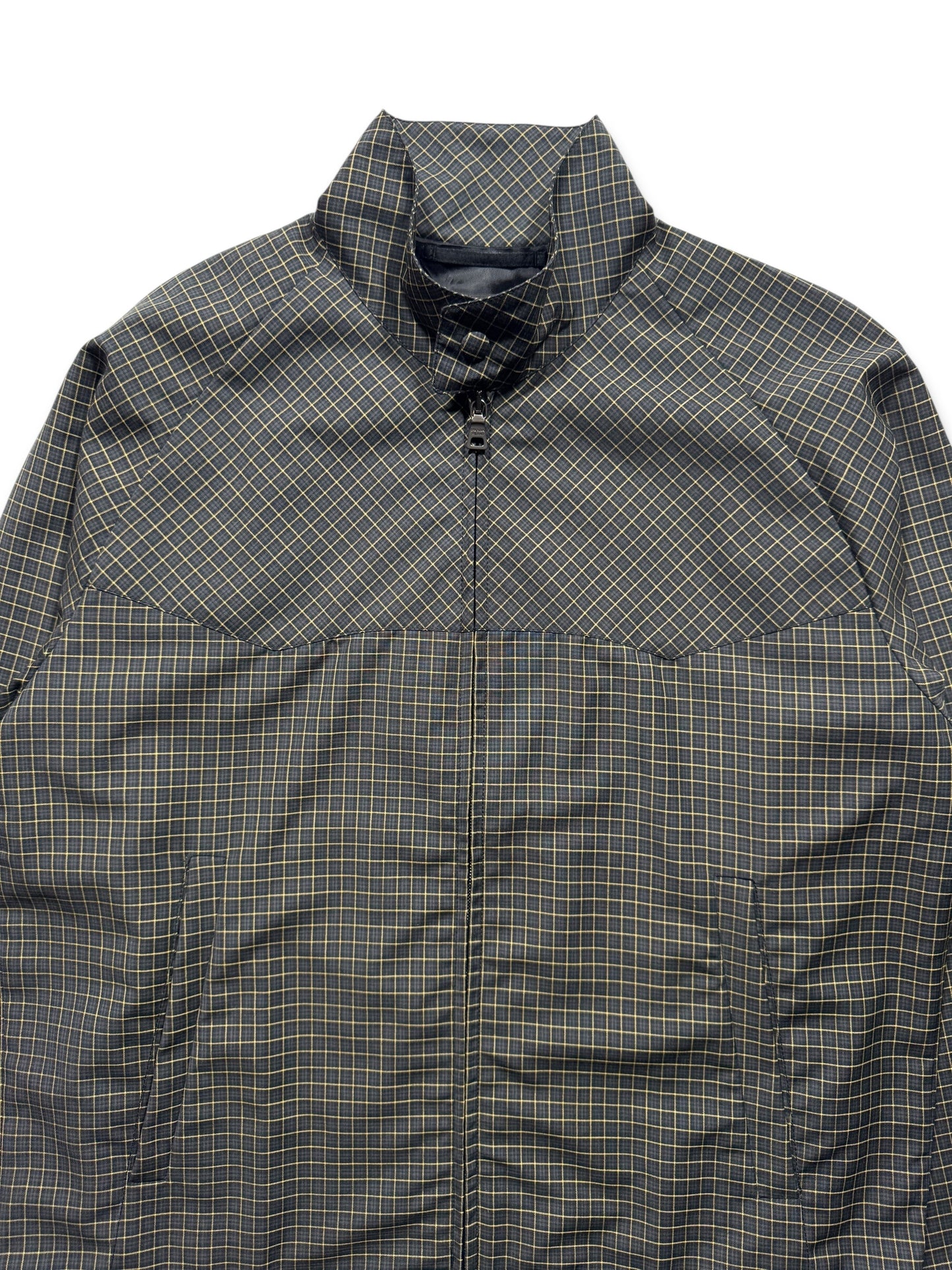 SS17’ Prada Mainline Plaid Harrington Jacket