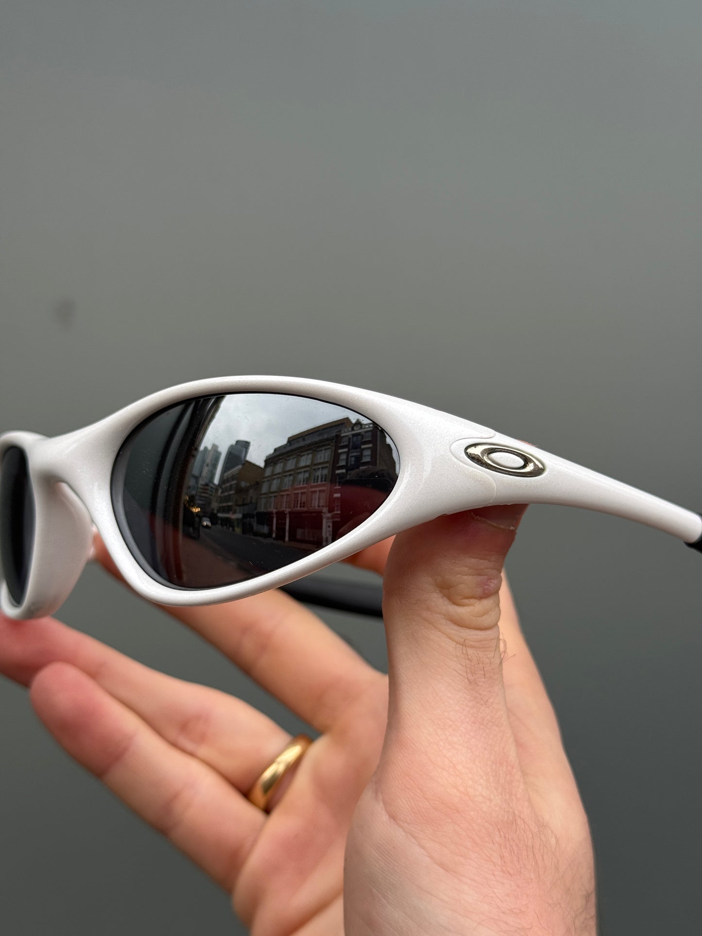 1990’s Oakley Minute Pure White Sunglasses