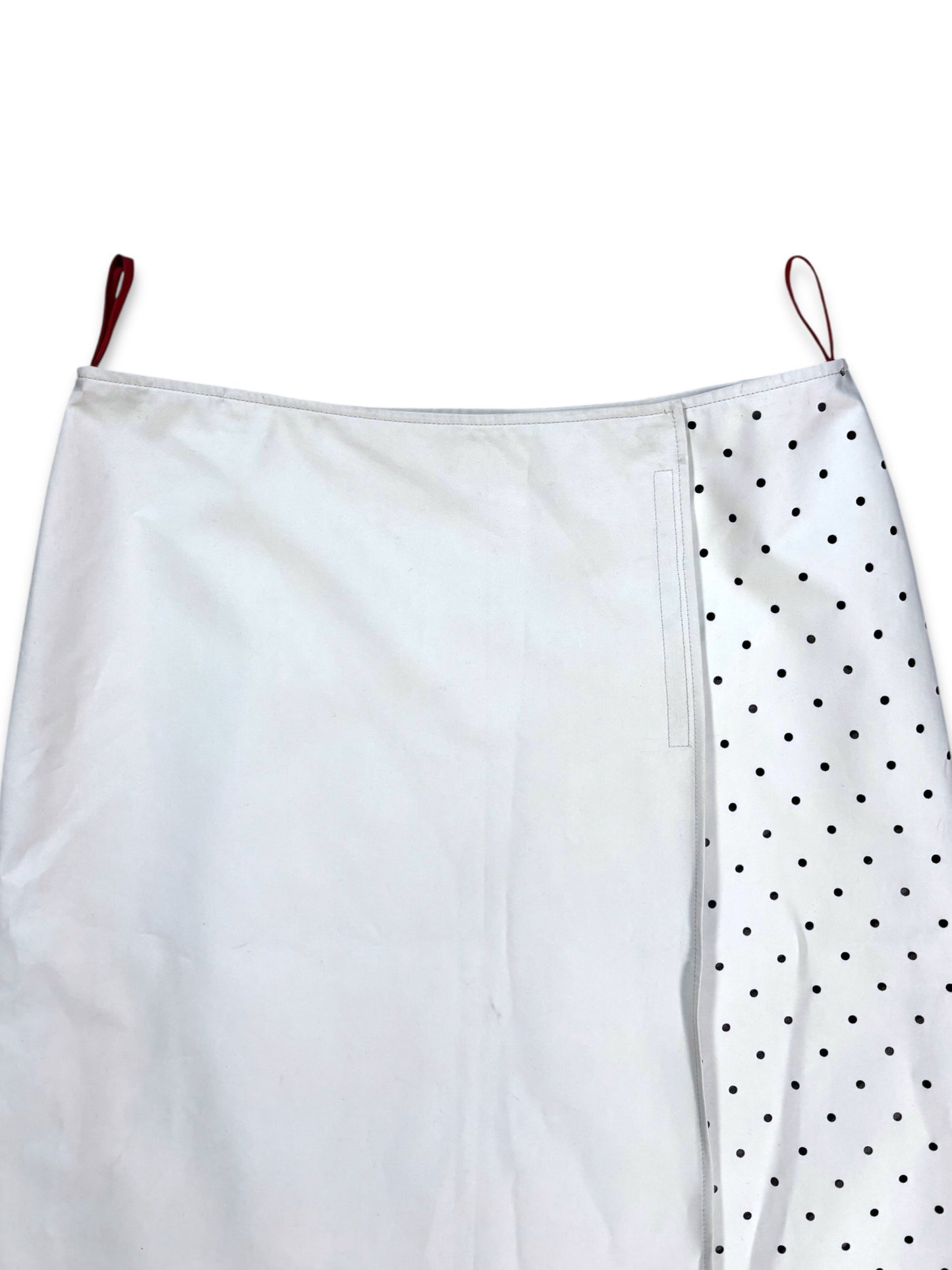 SS00' Prada Sport Pure White Perforated Skirt