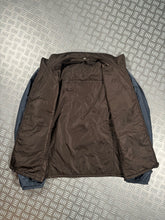 画像をギャラリービューアに読み込む, Prada Sport Black Tab Reversible Padded Brown / Navy Jacket - Medium / Large