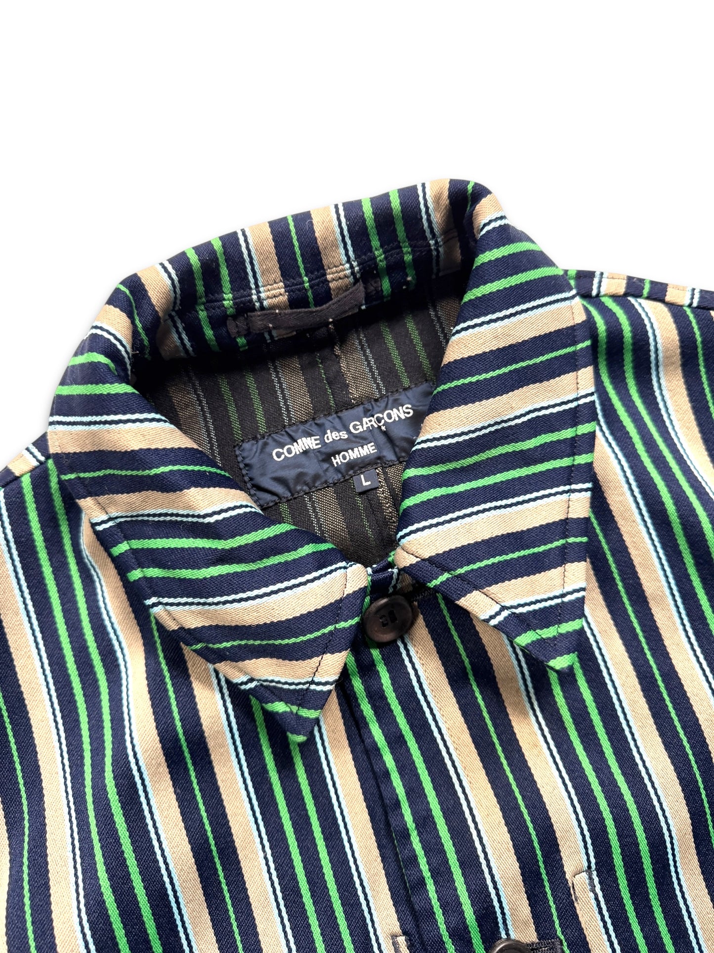 2004 Comme Des Garcons Striped Jacket