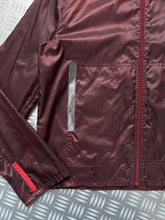 Load image into Gallery viewer, SS00’ Prada Sport 3M Burgundy Hooded Nylon Jacket