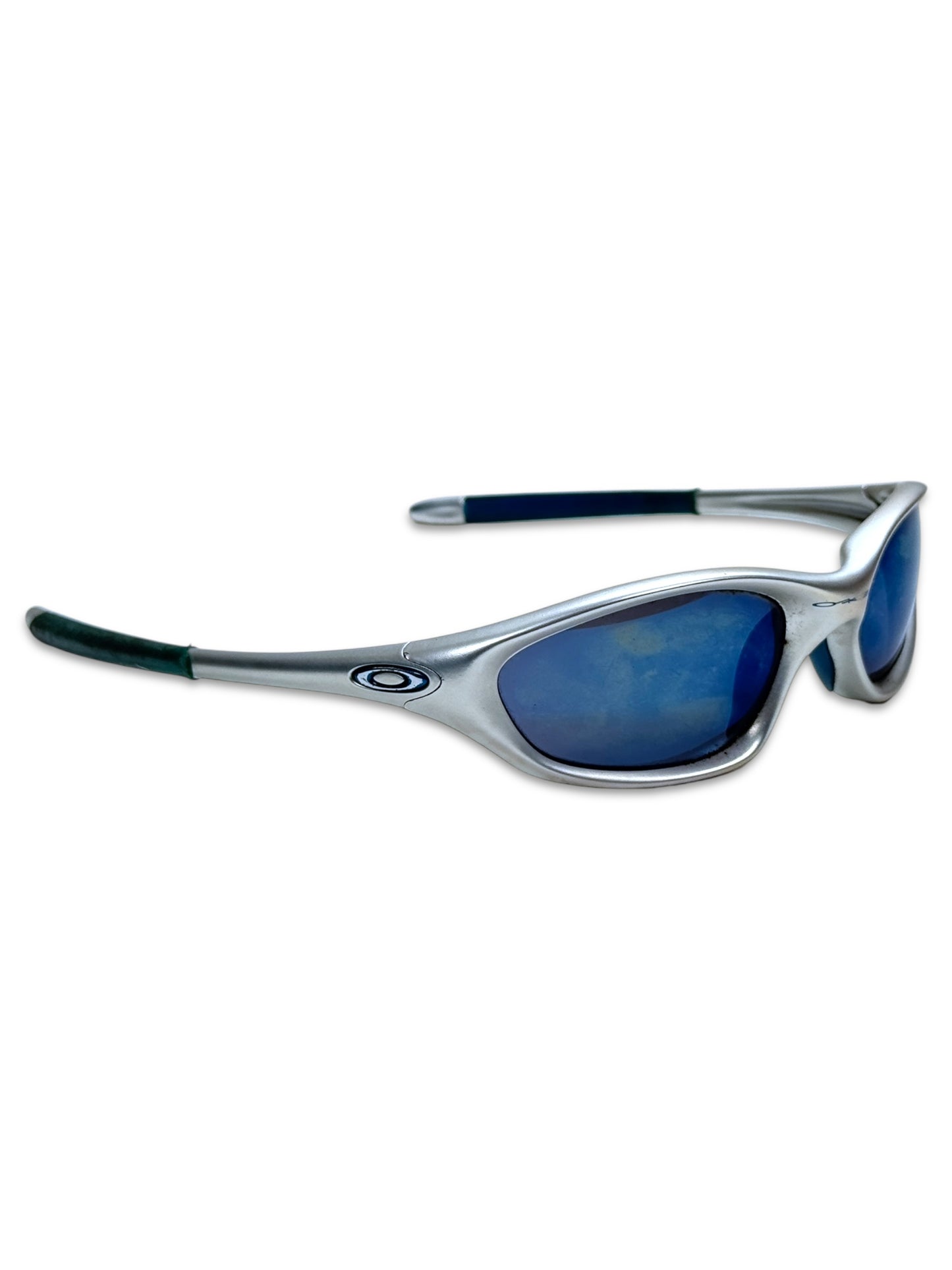 Oakley Silver/Blue Twenty XX Sunglasses