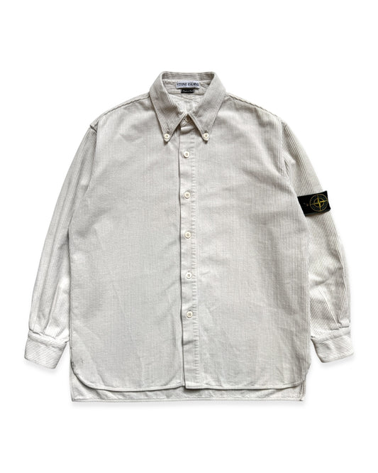 1995 Stone Island Jumbo Cord Ivory Shirt