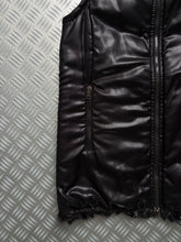 Load image into Gallery viewer, AW07’ Prada Black Tab Padded Reversible Fur/Nylon Vest