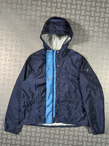 Prada Milano Royal Blue/Navy Nylon Shell Jacket - Small