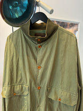 画像をギャラリービューアに読み込む, 1980’s CP Company Moss Green Buttoned Harrington Jacket - Medium/Large