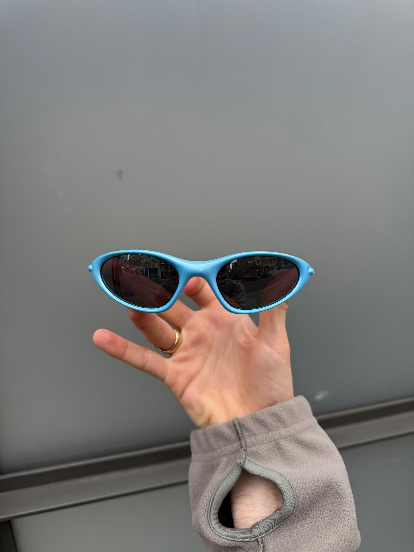 1990’s Oakley Minute Gen 1 Baby Blue Sunglasses