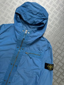 SS09’ Stone Island Bright Blue Spalmatura Hooded Jacket - Medium / Large