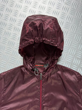 Charger l&#39;image dans la galerie, SS00’ Prada Sport 3M Burgundy Hooded Nylon Jacket - Small