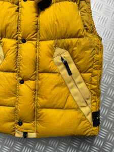 AW08’ Stone Island Opaque Bright Yellow Padded Goose Down Vest -