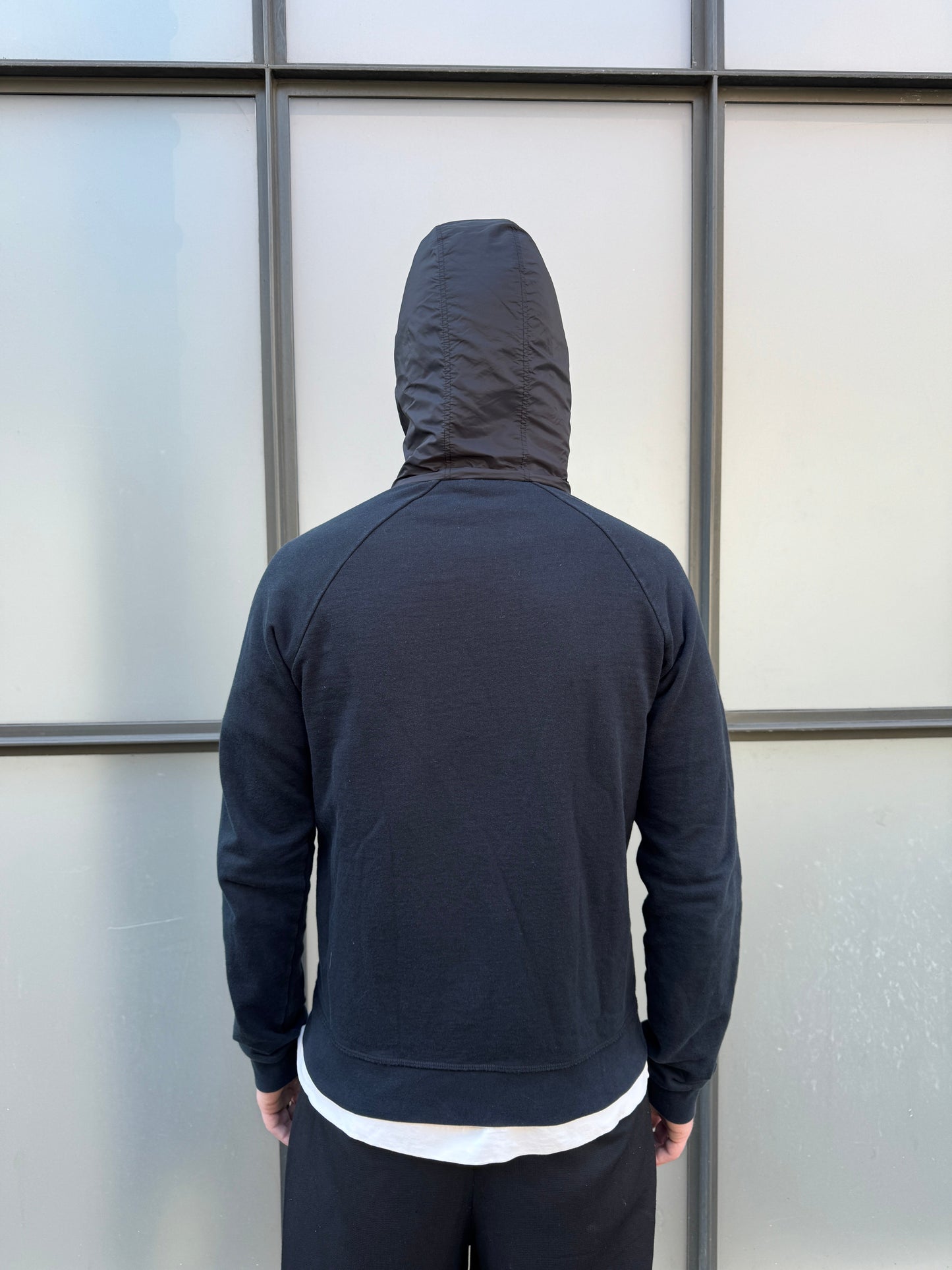 Prada Linea Rossa Midnight Navy Zipped Hoodie