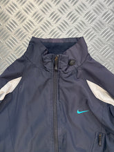 Carica l&#39;immagine nel visualizzatore di Gallery, Early 2000&#39;s Nike Midnight Navy Dual Front Pocket Windbreaker Jacket