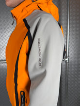 Load image into Gallery viewer, Early 2000’s Salomon Neoprene/Fleece ClimaPro Orange Jacket