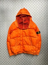 Charger l&#39;image dans la galerie, 1980’s Stone Island Bright Orange Balaclava Hood Ice Jacket - Medium / Large