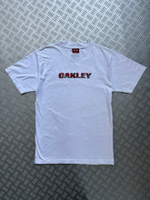 Load image into Gallery viewer, Early 2000’s Oakley Spellout Graphic Tee