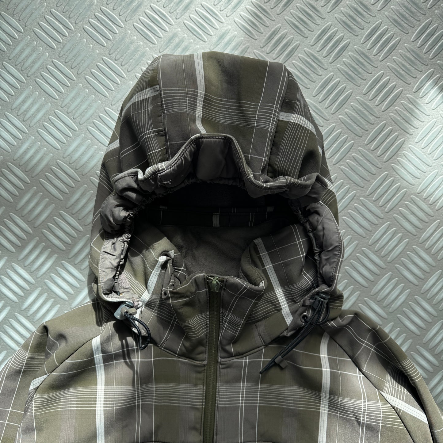 Early 2000’s Salomon Plaid Soft Shell Jacket - Medium