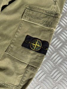 Stone Island Khaki Green Cargo Pant - 30” Waist