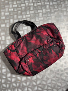 Prada Milano Nylon Red Camo Bag