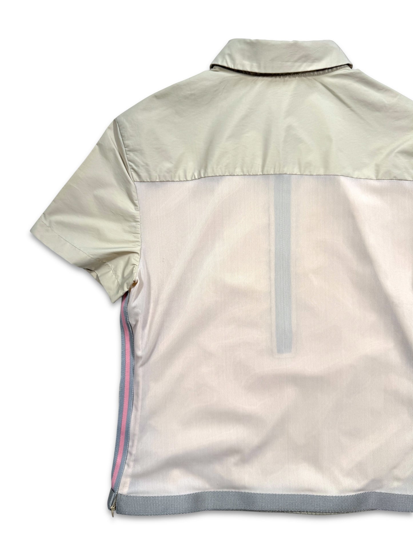 SS00’ Prada Sport Beige Half Zip Womens Shirt