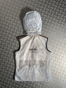 SS00’ Prada Sport Semi Transparent Back 3M Hooded Vest - Womens 6-8