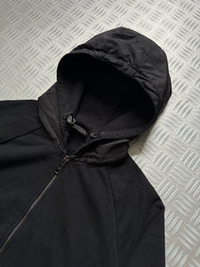 Early 2000’s Prada Black Tab Zipped Hoodie - Small / Medium