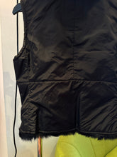 Load image into Gallery viewer, SS00’ Prada Sport 2in1 Jet Black Goat Fur Lined Jacket/Vest