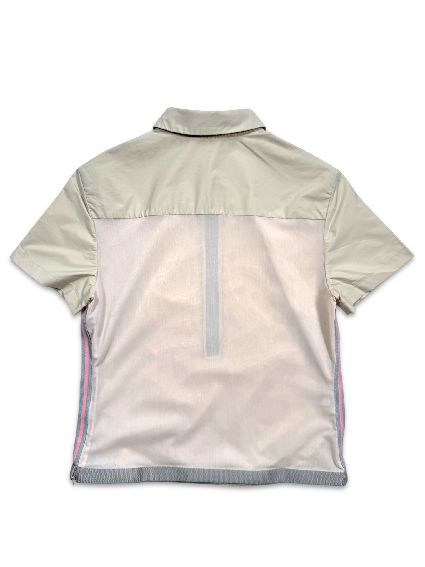 SS00’ Prada Sport Beige Half Zip Womens Shirt