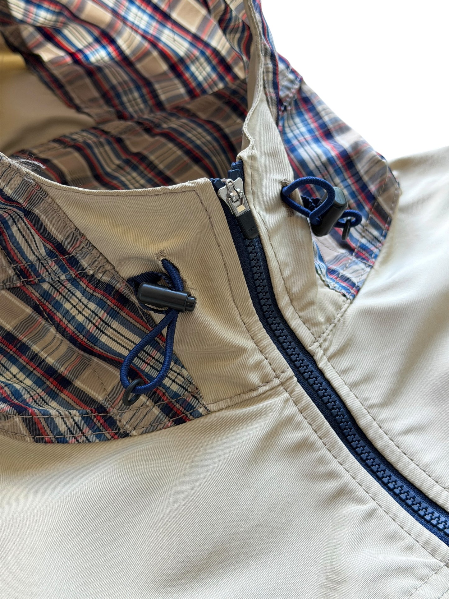 2012 Comme Des Garcons Plaid Hooded Jacket