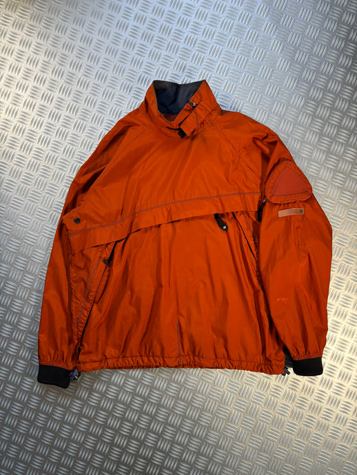 Early 2000's Nike ACG Bright Orange Kayak Pullover Jacket