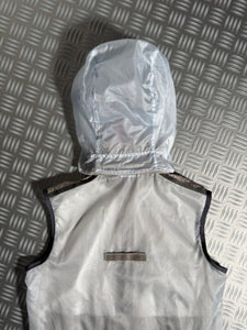 SS00’ Prada Sport Semi Transparent Back 3M Hooded Vest - Womens 6-8