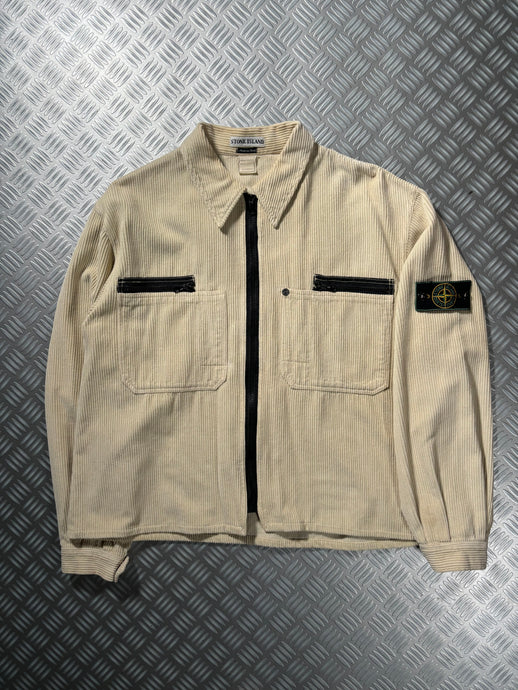 1990’s Stone Island Jumbo Cord Zipped Shirt/Jacket