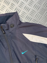 Carica l&#39;immagine nel visualizzatore di Gallery, Early 2000&#39;s Nike Midnight Navy Dual Front Pocket Windbreaker Jacket