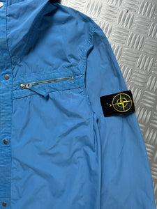 SS09’ Stone Island Bright Blue Spalmatura Hooded Jacket - Medium / Large