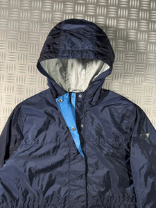 Prada Milano Royal Blue/Navy Nylon Shell Jacket - Small