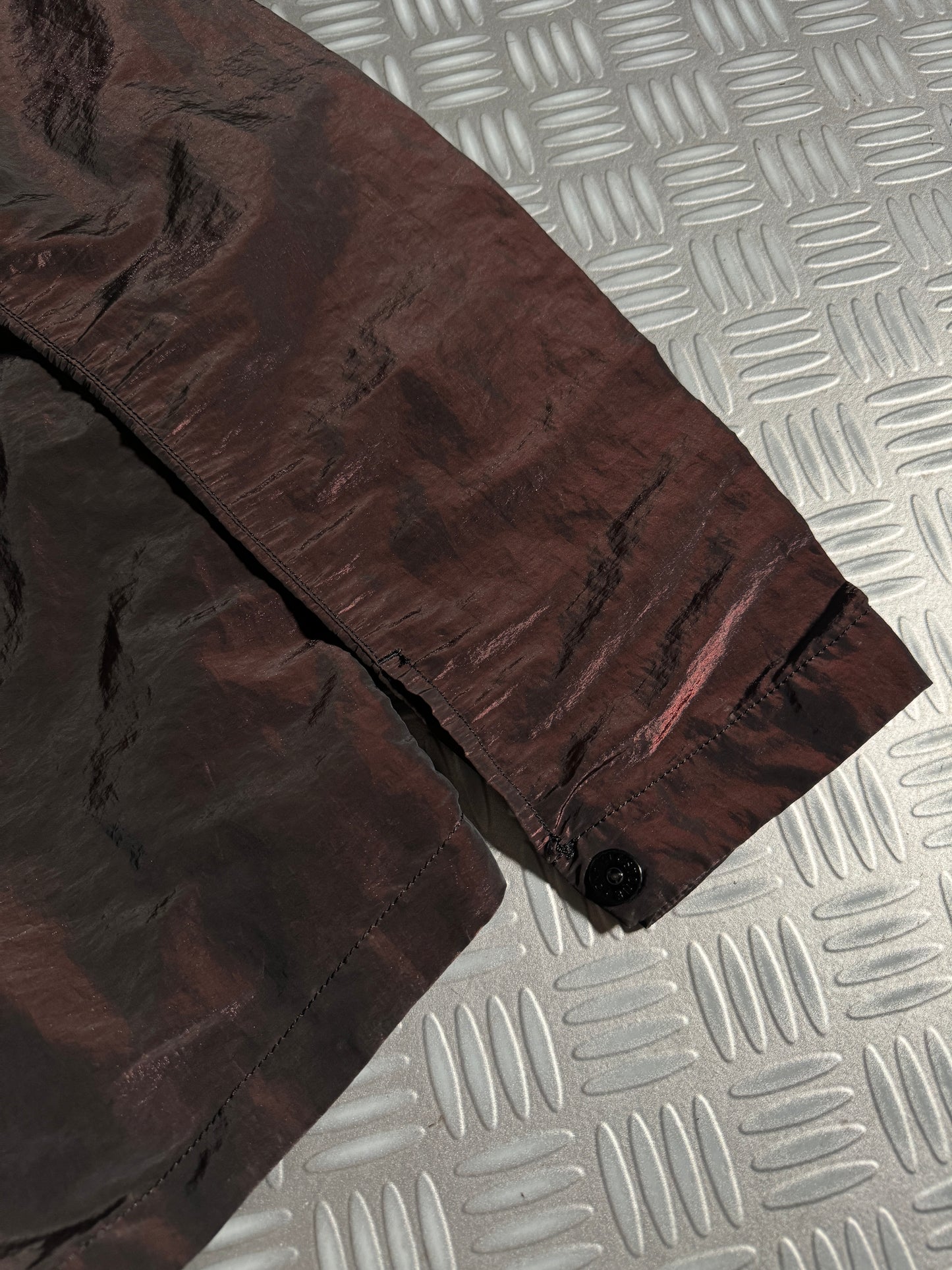 Stone Island Red Weft Nylon Overshirt