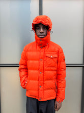 Load image into Gallery viewer, Prada Milano Bright Orange Nylon Puffer Jacket