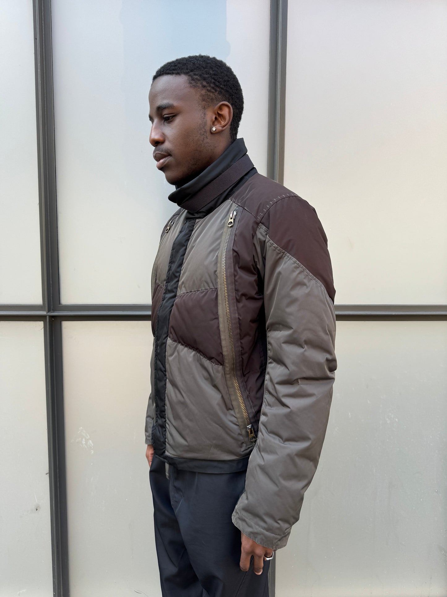 Early 2000’s Marithe Francois + Girbaud Patchwork Multi Pocket Jacket
