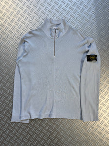 Early 2000's Stone Island Baby Blue 1/4 Zip