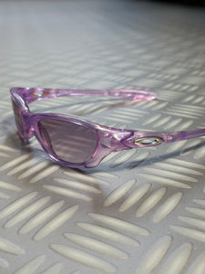 1999 Oakley Fate Transparent Lavender Sunglasses